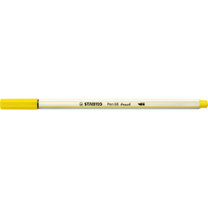 STABILO Pinselstift Pen 68 brush, zitronengelb