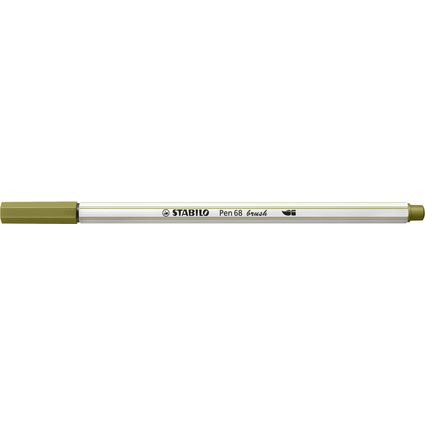 STABILO Pinselstift Pen 68 brush, schlammgrn