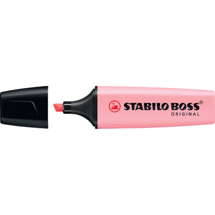 STABILO Textmarker BOSS ORIGINAL Pastel, pastellrot