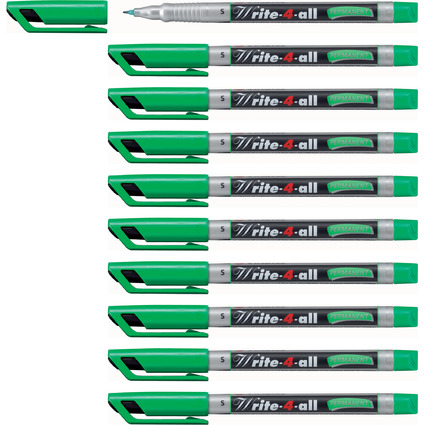 STABILO Permanent-Marker Write-4-all, S, grn