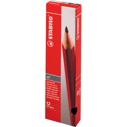 STABILO Buntstift/Graphitstift All, sechseckig, wei