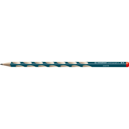STABILO Bleistift EASYgraph S, Hrtegrad: HB, petrol