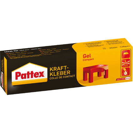 Pattex Compact Gel Kraftkleber, lsemittelhaltig, 125 g Tube