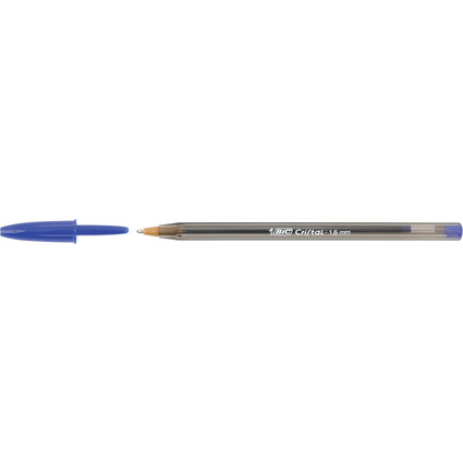 BIC Kugelschreiber Cristal Large, Strichfarbe: blau