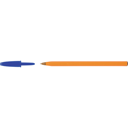 BIC Kugelschreiber Orange, Strichfarbe: blau