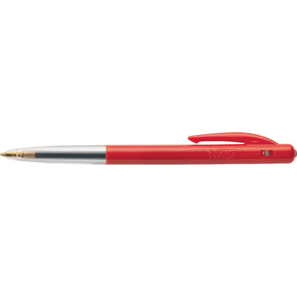 BIC Druckkugelschreiber M10, Strichfarbe: rot