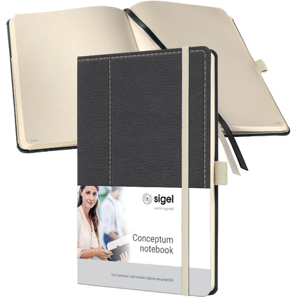 sigel Notizbuch Conceptum Design Casual, DIN A5, grau/wei