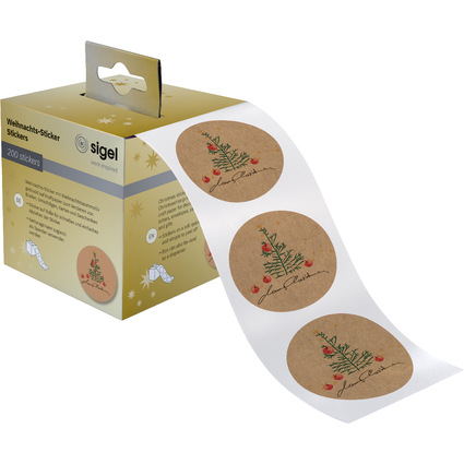 <small>sigel Weihnachts-Sticker "Christmas with apples" auf Rolle (CS123)</small> <small>sigel Weihnachts-Sticker "Christmas with apples" auf Rolle (CS123)</small>