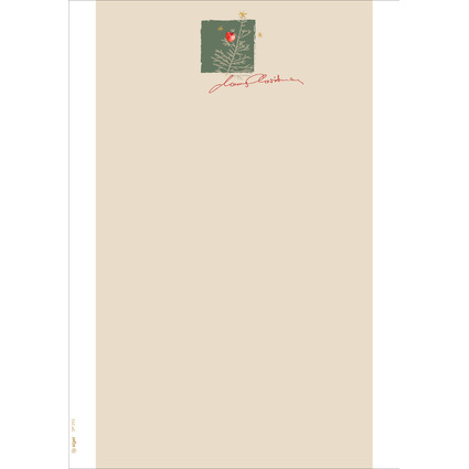 <small>sigel Weihnachts-Motiv-Papier "Christmas with apples" A4 (DP256)</small>