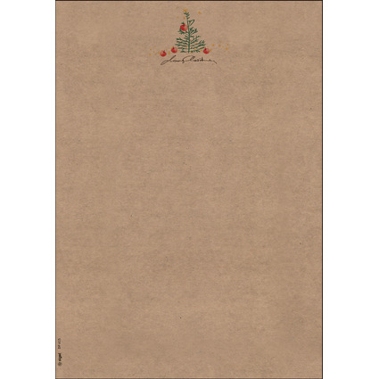 <small>sigel Weihnachts-Motiv-Papier "Christmas with apples" A4 (DP415)</small>