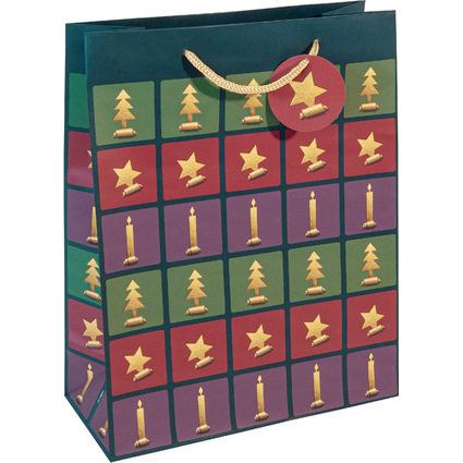 <small>sigel Weihnachts-Geschenktüte "Cut-out style" groß (GT046)</small>