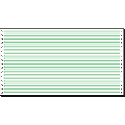 sigel DIN-Computerpapier endlos, 375 mm x 8" (20,32 cm)