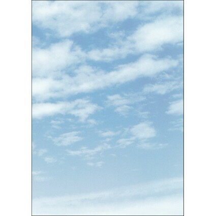 sigel Design-Papier, DIN A4, 90 g/qm, Motiv "Clouds"