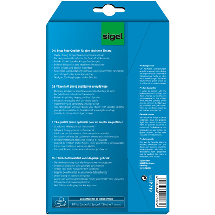 sigel InkJet-Everyday-Foto-Papier, 10 x 15 cm, wei