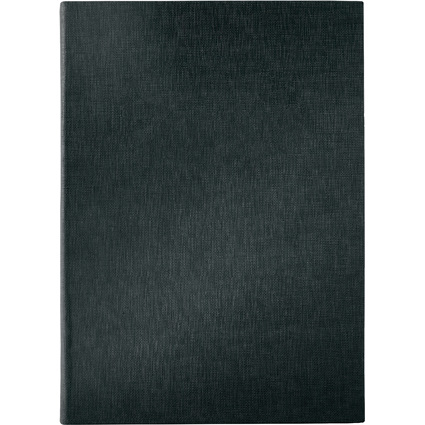 sigel Speisekarten-Mappe, A5, schwarz, Gummi-Bindung, blanko