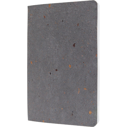 sigel Notizbuch Re-Up, DIN A5, liniert, dunkelgrau