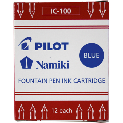 PILOT Tintenpatronen Namiki, fr Fllhalter Capless, blau