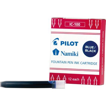 PILOT Tintenpatronen Namiki, nacht blau