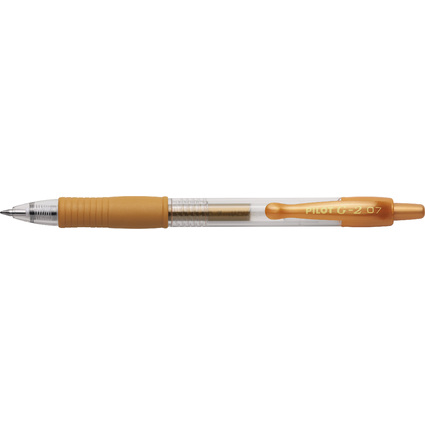 PILOT Gelschreiber G2 07 Metallic, gold