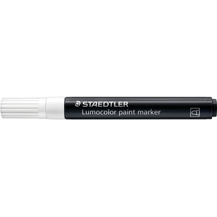 STAEDTLER Acrylmarker Lumocolor paint marker, wei