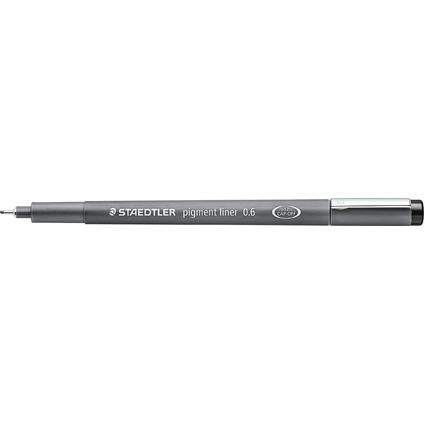 STAEDTLER Pigmentliner, schwarz, Strichstrke: 0,6 mm