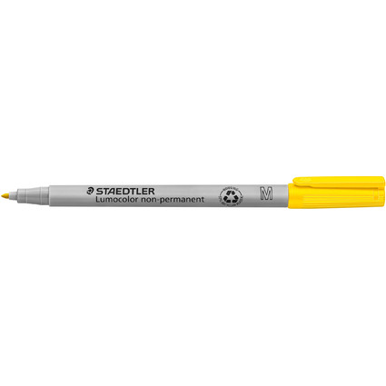 STAEDTLER Lumocolor NonPermanent-Marker 315M, gelb, (315-1)