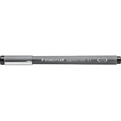 STAEDTLER Pigmentliner, schwarz, Strichstrke: 0,1 mm