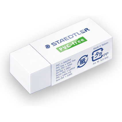 STAEDTLER Radierer PVC-free B30, wei