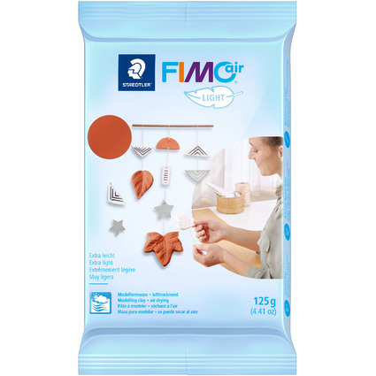 FIMO air LIGHT Modelliermasse, lufthrtend, terrakotta, 125g