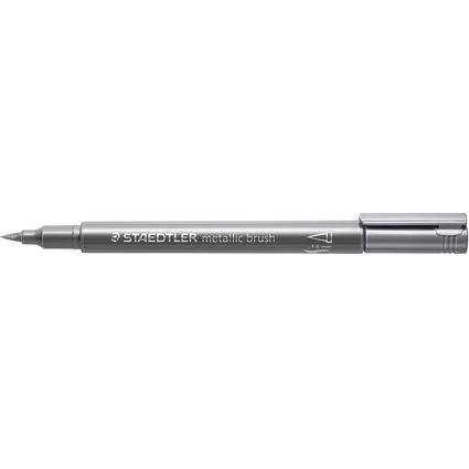 STAEDTLER Pinselstift metallic brush, silber