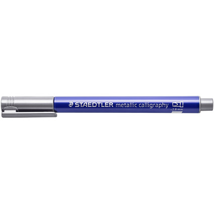 STAEDTLER Permanent-Marker metallic calligraphy, silber