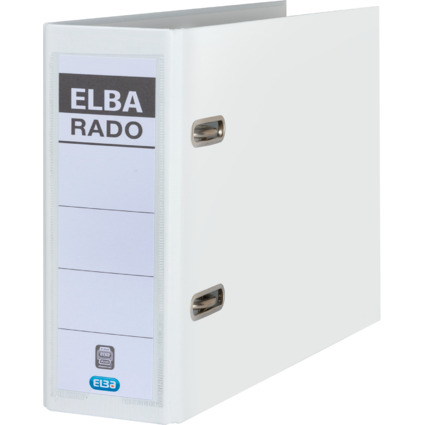 ELBA Ordner rado plast - DIN A5 quer, Rckenbr.: 75 mm, wei