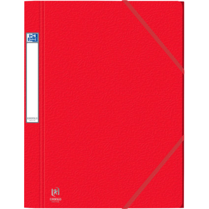 Oxford Eckspannermappe EUROFOLIO+ PRESTIGE, DIN A4, rot