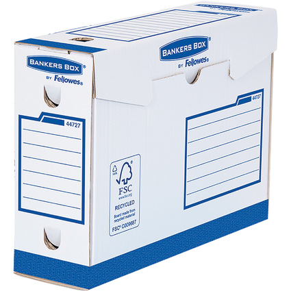 Fellowes BANKERS BOX Basic Archiv-Schachtel Heavy Duty, blau