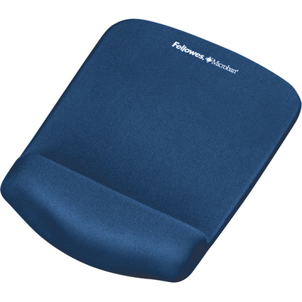 Fellowes Handgelenkauflage PlushTouch mit Mauspad, blau