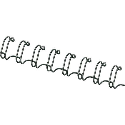 Fellowes Drahtbindercken, DIN A4, 34 Ringe, 6 mm, schwarz