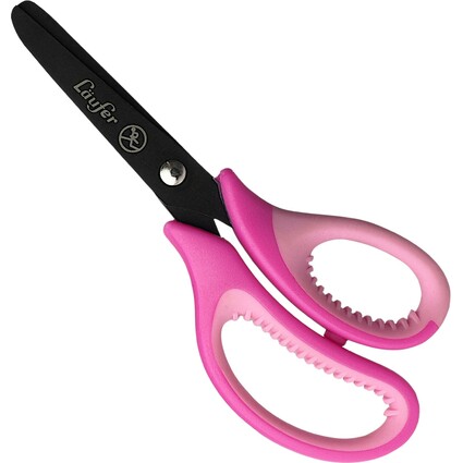 Lufer Ergonomische Bastelschere, Lnge: 130 mm, pink/rosa