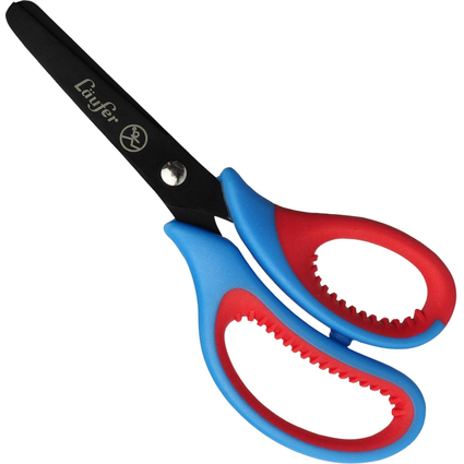 Lufer Ergonomische Bastelschere, Lnge: 130 mm, blau/rot