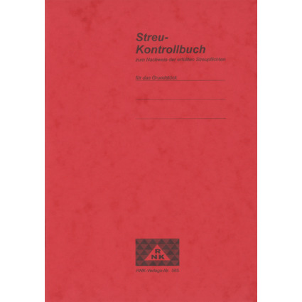 RNK Verlag Streu-Kontrollbuch, DIN A5
