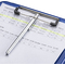 helit Klemmbrett mit Aufbewahrungsbox "the clip", A4, blau