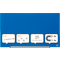 nobo Glas-Magnettafel Impression Pro Widescreen, 31", blau