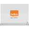 nobo Glas-Desktoptafel, (B)600 x (H)450 mm, wei