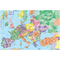 FRANKEN Europakarte, pinnbar, (B)1.400 x (H)1.000 mm