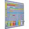 FRANKEN T-Kartentafel "OfficePlaner", 7 Module, 490 x 473 mm