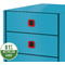 LEITZ Schubladenbox Click & Store Cosy, 3 Schbe, blau