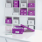 LEITZ Organisationsbox Click & Store WOW, gro, violett