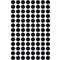 AVERY Zweckform Markierungspunkte, Durchmesser 8 mm, schwarz