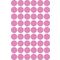 AVERY Zweckform Markierungspunkte, Durchmesser: 12 mm, rosa