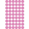 AVERY Zweckform Markierungspunkte, Durchmesser: 12 mm, rosa
