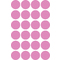 AVERY Zweckform Markierungspunkte, Durchmesser: 18 mm, rosa